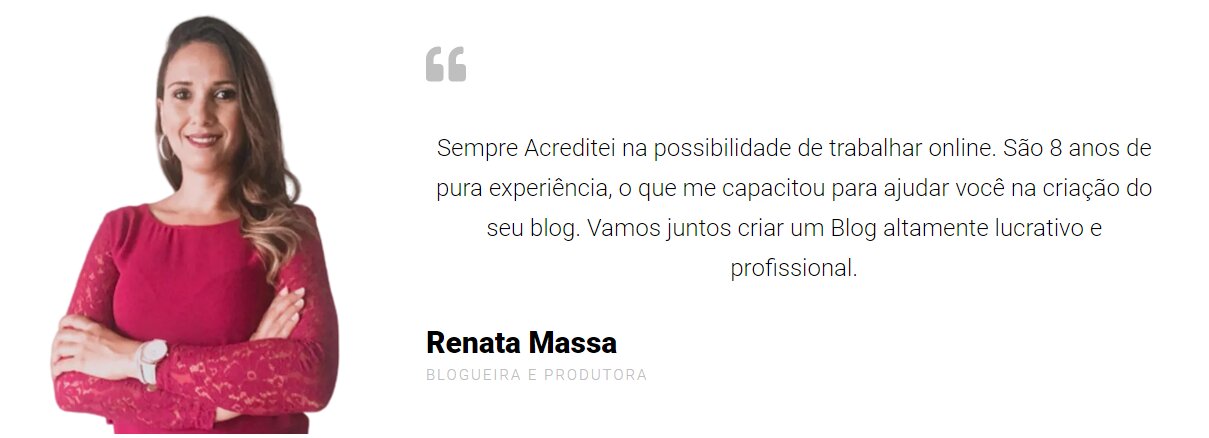 Criar um blog gratuito com Blogger expert da Renata Massa - Crie um blog gratuito e lucrativo com Blogger Expert