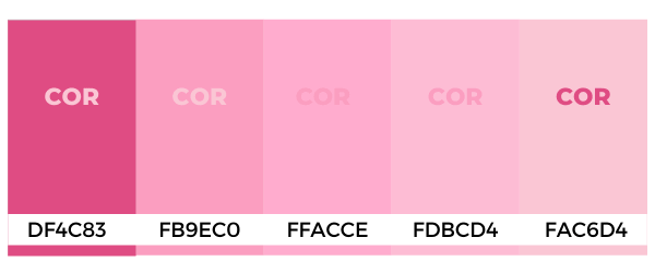 PALETA DE CORES PARA MARCAS FEMININAS 7 min - Lindas opções de paletas de cores para marcas femininas